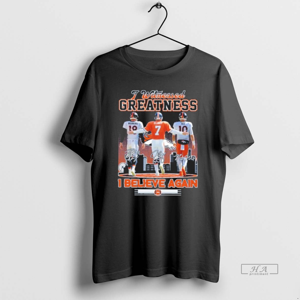 Official I Witnessed Greatness Player Signature I Believe Again T-Shirts, Hoodie, Sweatshirt | InkRitualCo.com