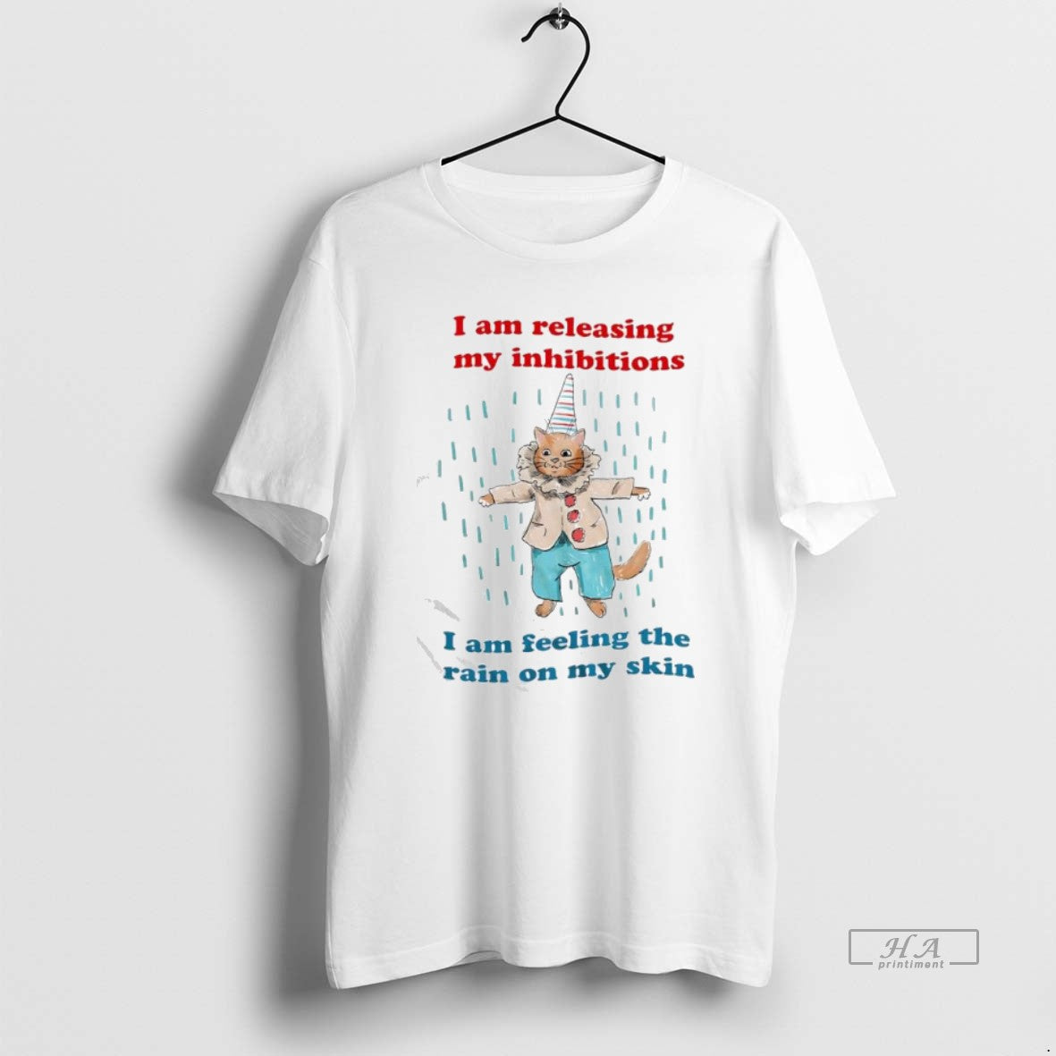 Official I Am Releasing My Inhibitions I Am Feeling The Rain On My Skin Clown T-Shirts, Hoodie, Sweatshirt | InkRitualCo.com