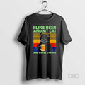 Official I Like Beer And My Cat And Maybe 3 People T-Shirts, Hoodie, Sweatshirt | InkRitualCo.com