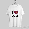 Official I Love Aj Aaron Ia Arizona State Sun Devils T-Shirts, Hoodie, Sweatshirt | InkRitualCo.com