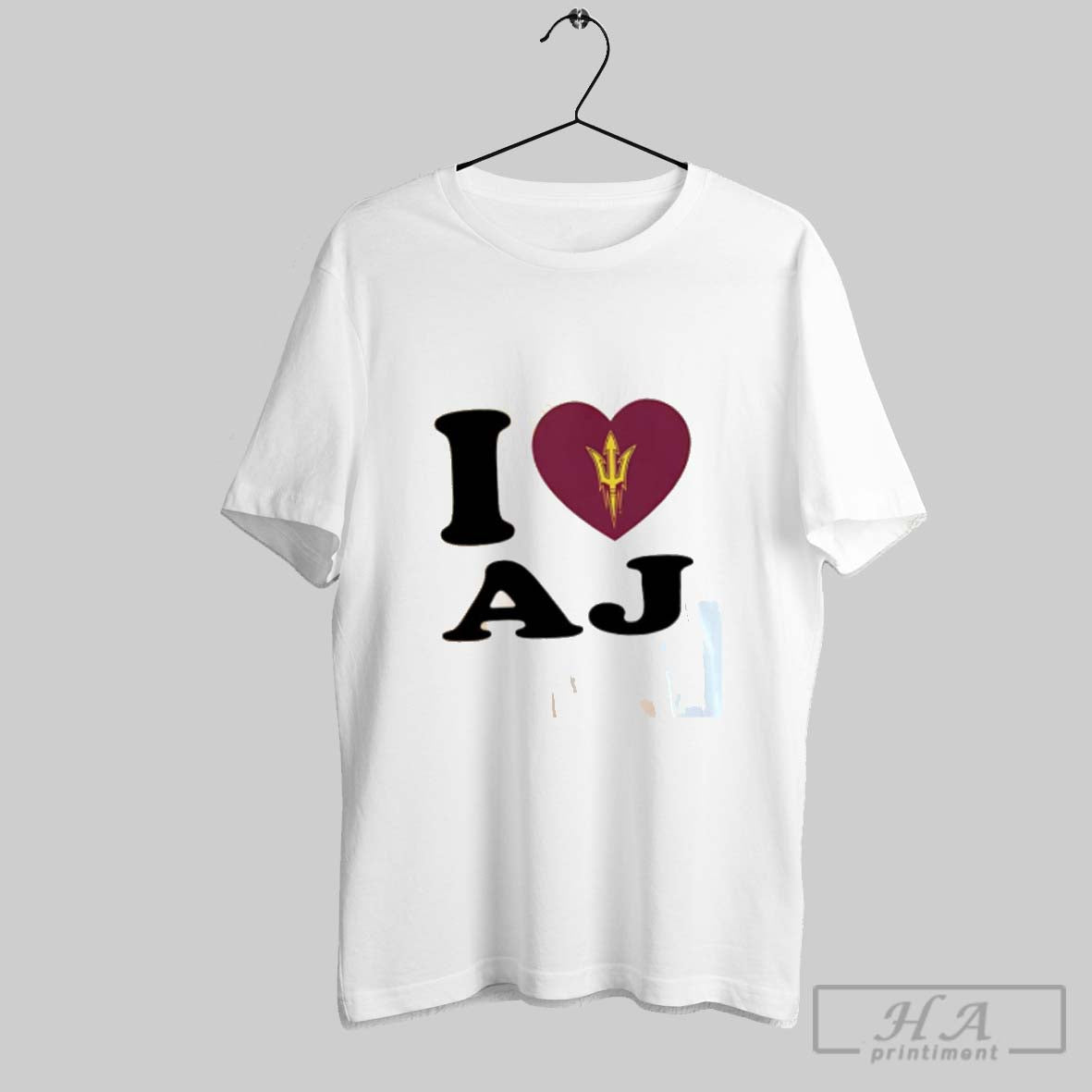 Official I Love Aj Aaron Ia Arizona State Sun Devils T-Shirts, Hoodie, Sweatshirt | InkRitualCo.com