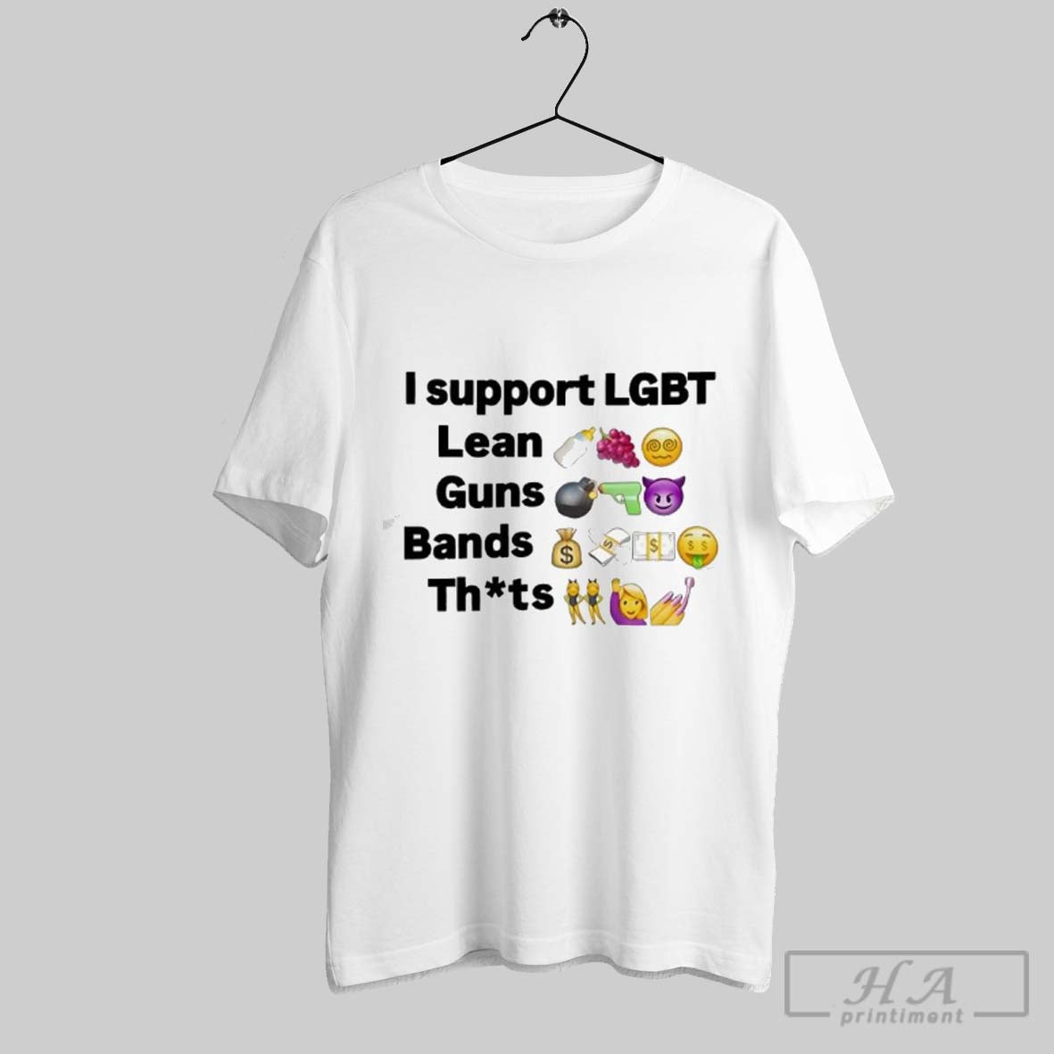 Official I Support Lgbt Lean Guns Bands T-Shirts, Hoodie, Sweatshirt | InkRitualCo.com