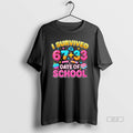 Official I Survived 67 33 Days Of School 100 Days Teachers Kids Boys T-Shirts, Hoodie, Sweatshirt | InkRitualCo.com