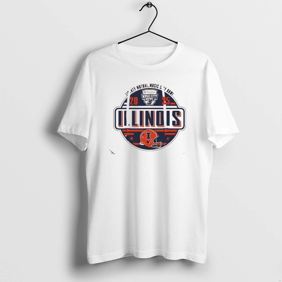 Official Illinois Football 2025 Music City Bowl Logo Christmas T-Shirts, Hoodie, Sweatshirt | InkRitualCo.com