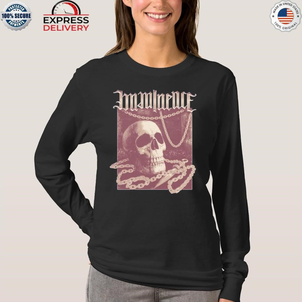 Imminence Skull Maroon Shirt