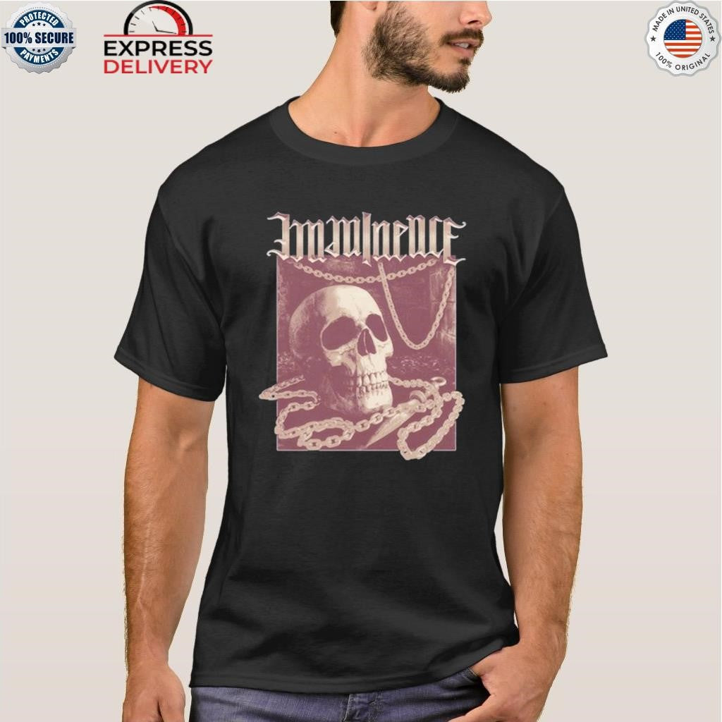 Imminence Skull Maroon Shirt