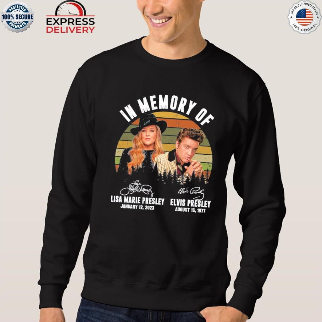 In Memory Of Lisa Marie Presley Elvis Presley Shirt