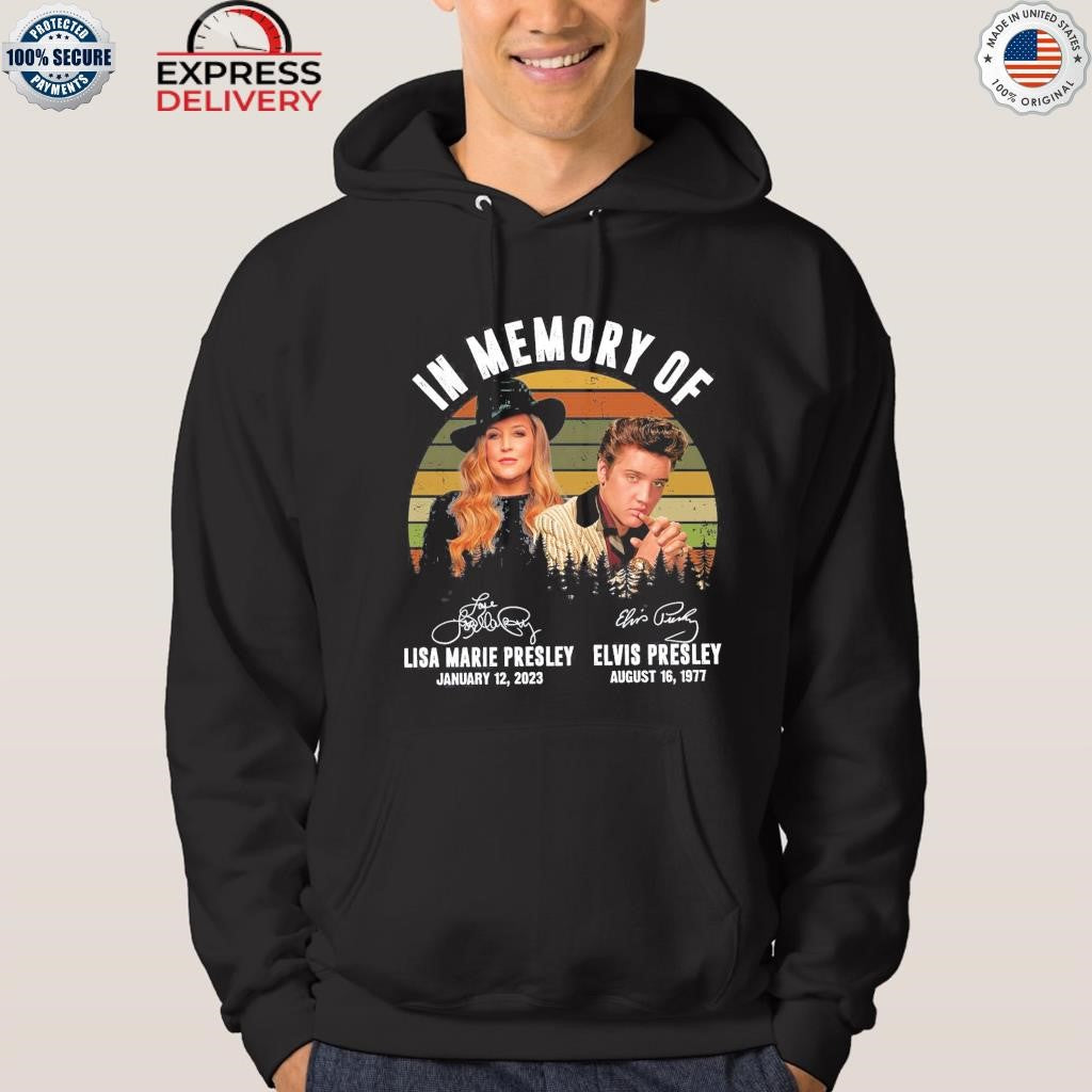 In Memory Of Lisa Marie Presley Elvis Presley Shirt