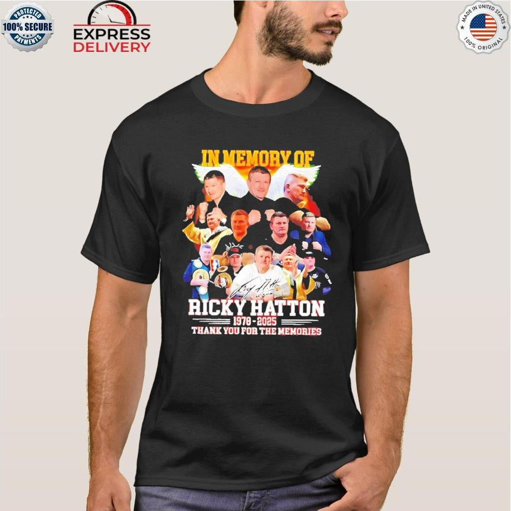 In Memory Of Ricky Hatton 1978-2025 Shirt