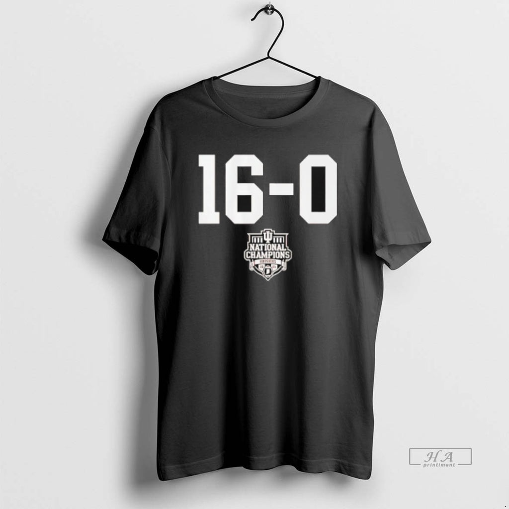 Official Indiana Football 16 0 2025 Cfp National Champions T-Shirts, Hoodie, Sweatshirt | InkRitualCo.com