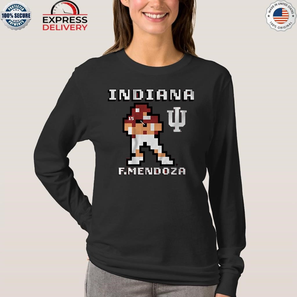Indiana Football Fernando Mendoza Retro Baller Shirt