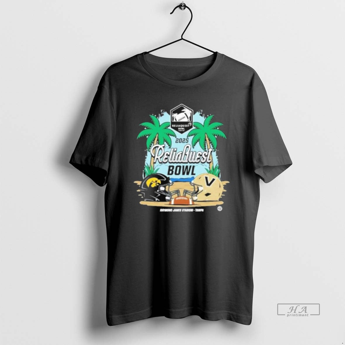 Official Iowa Hawkeyes Vs Vanderbilt Commodores 2025 Reliaquest Bowl Dueling Head To Head T-Shirts, Hoodie, Sweatshirt