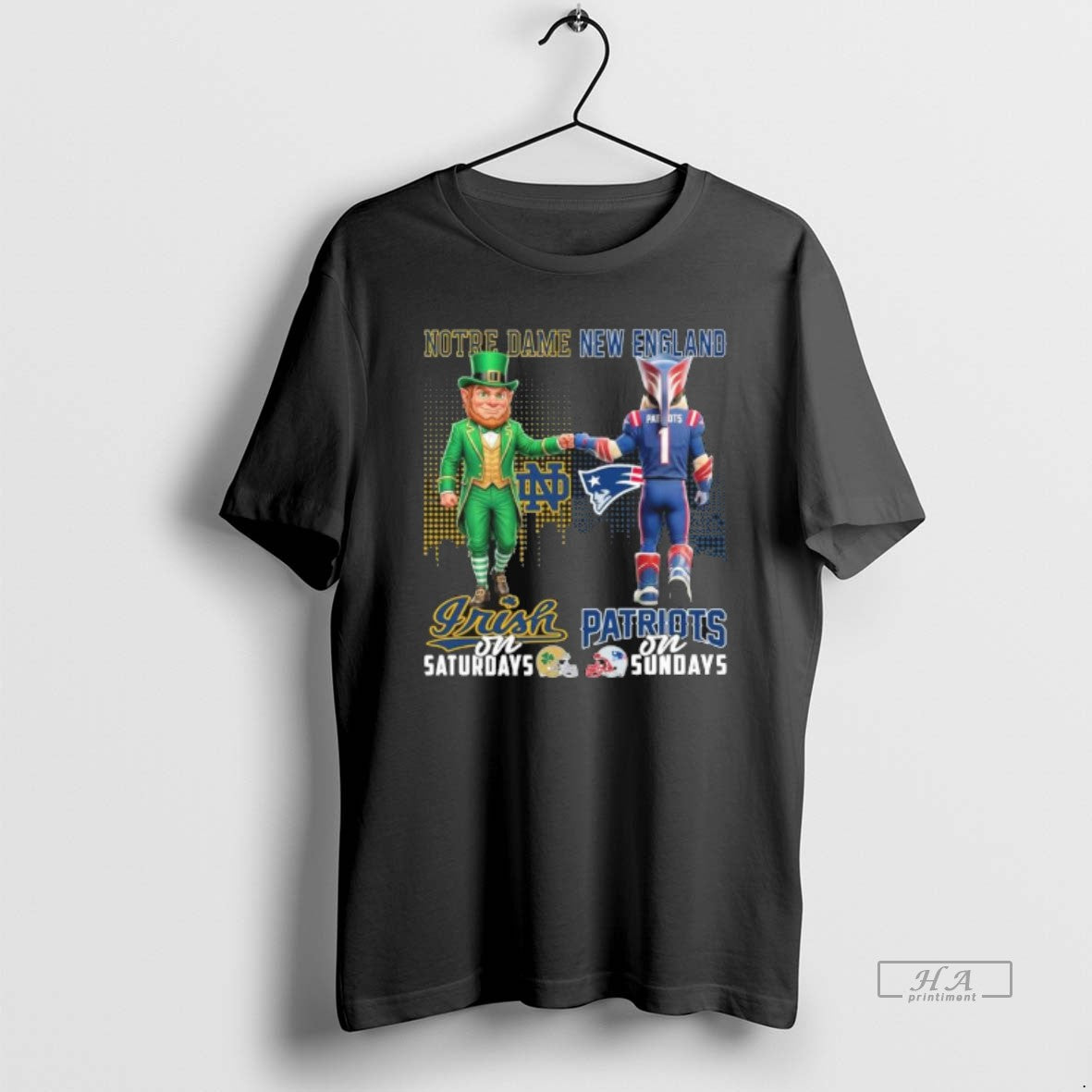 Official Irish Vs Patriots Mascot On Saturdays And On Sundays T-Shirts, Hoodie, Sweatshirt | InkRitualCo.com