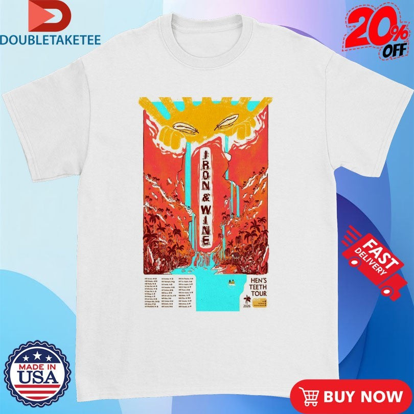 Iron And Wine Hen’s Teeth Tour 2026 T-Shirts
