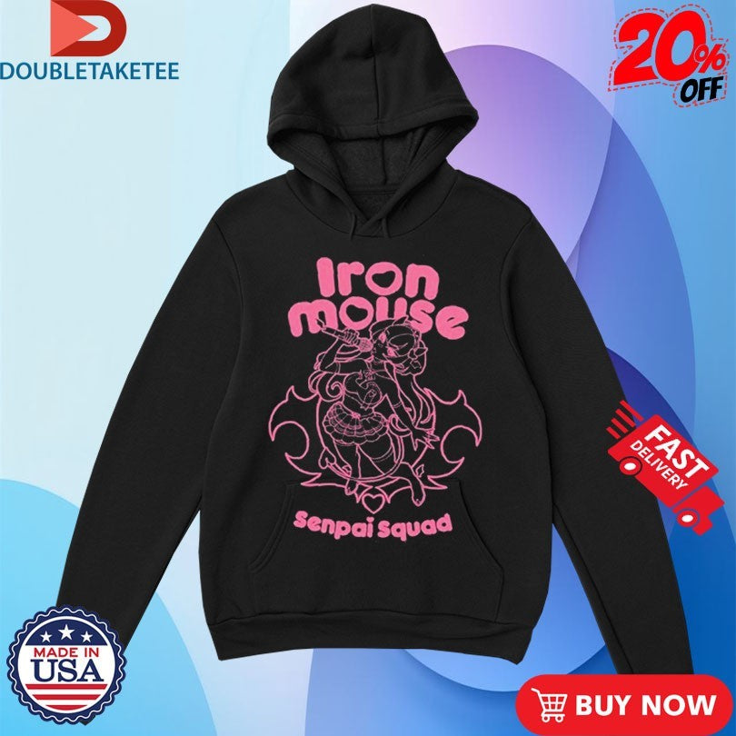 Ironmouse x Senpai Squad Shirts