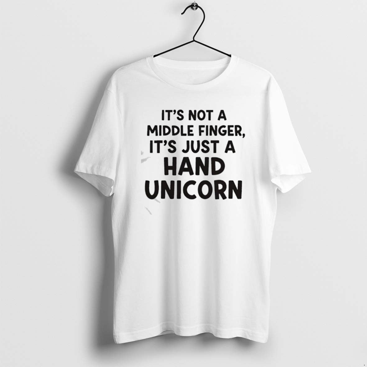 Official Its Not A Middle Finger Im Just Making A Hand Unicorn Text T-Shirts, Hoodie, Sweatshirt | InkRitualCo.com