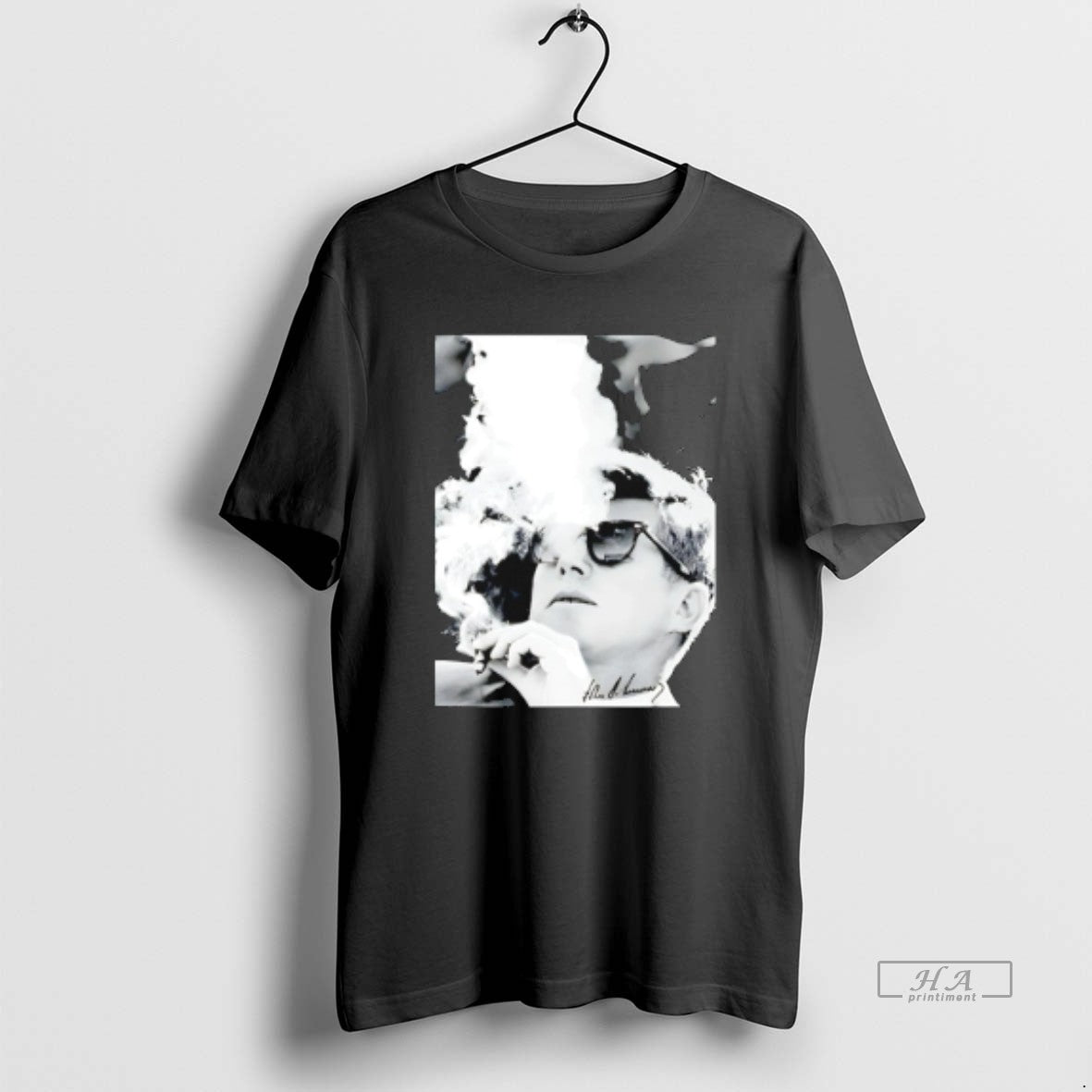 Official Jfk Smoke Graphic Signature T-Shirts, Hoodie, Sweatshirt | InkRitualCo.com