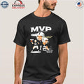 Jackson Powers-Johnson wears Rich Gannon MVP 2002 Shirt