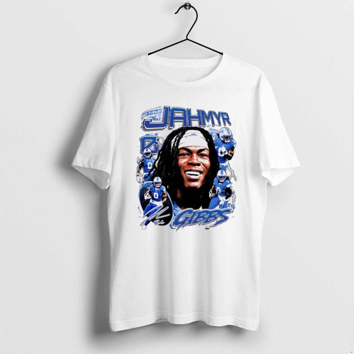 Official Jahmyr Gibbs Picture Collage Detroit Lions Christmas T-Shirts, Hoodie, Sweatshirt | InkRitualCo.com