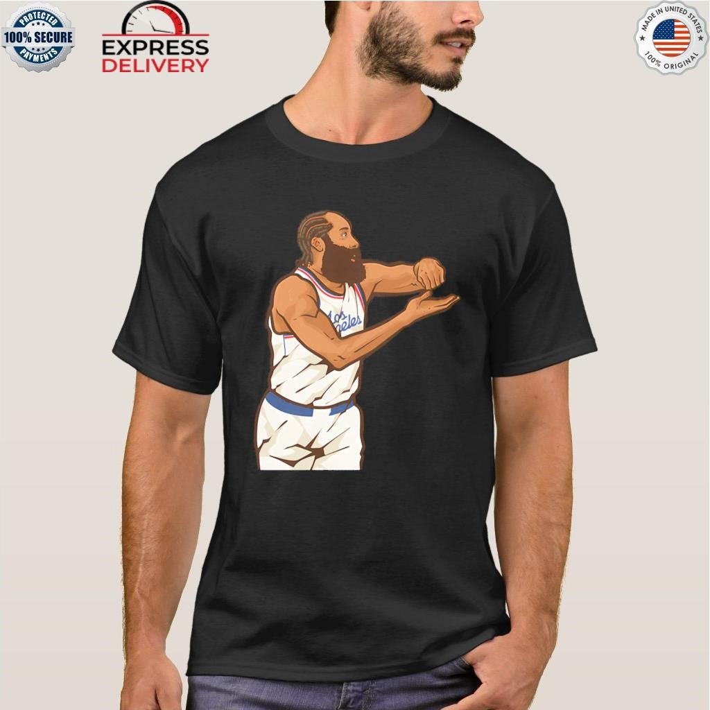 James Harden Celebration Cartoon Shirt