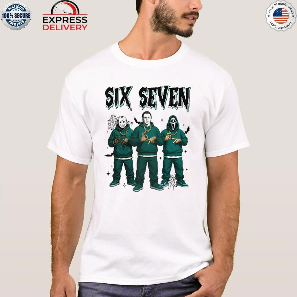 Jason Voorhees Michael Myers Ghostface Six Seven Meme Shirt
