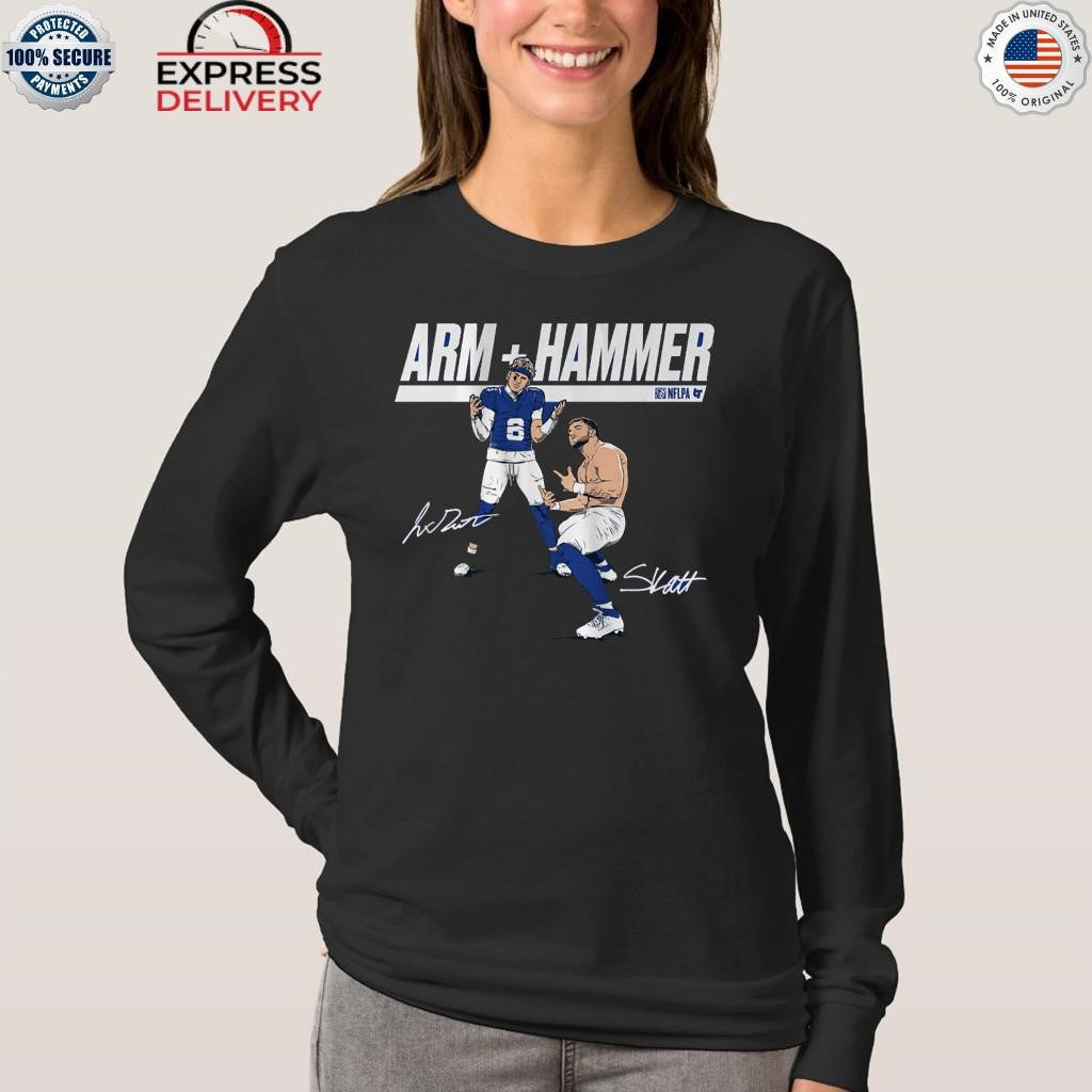 Jaxson Dart & Cam Skattebo Arm + Hammer Shirt