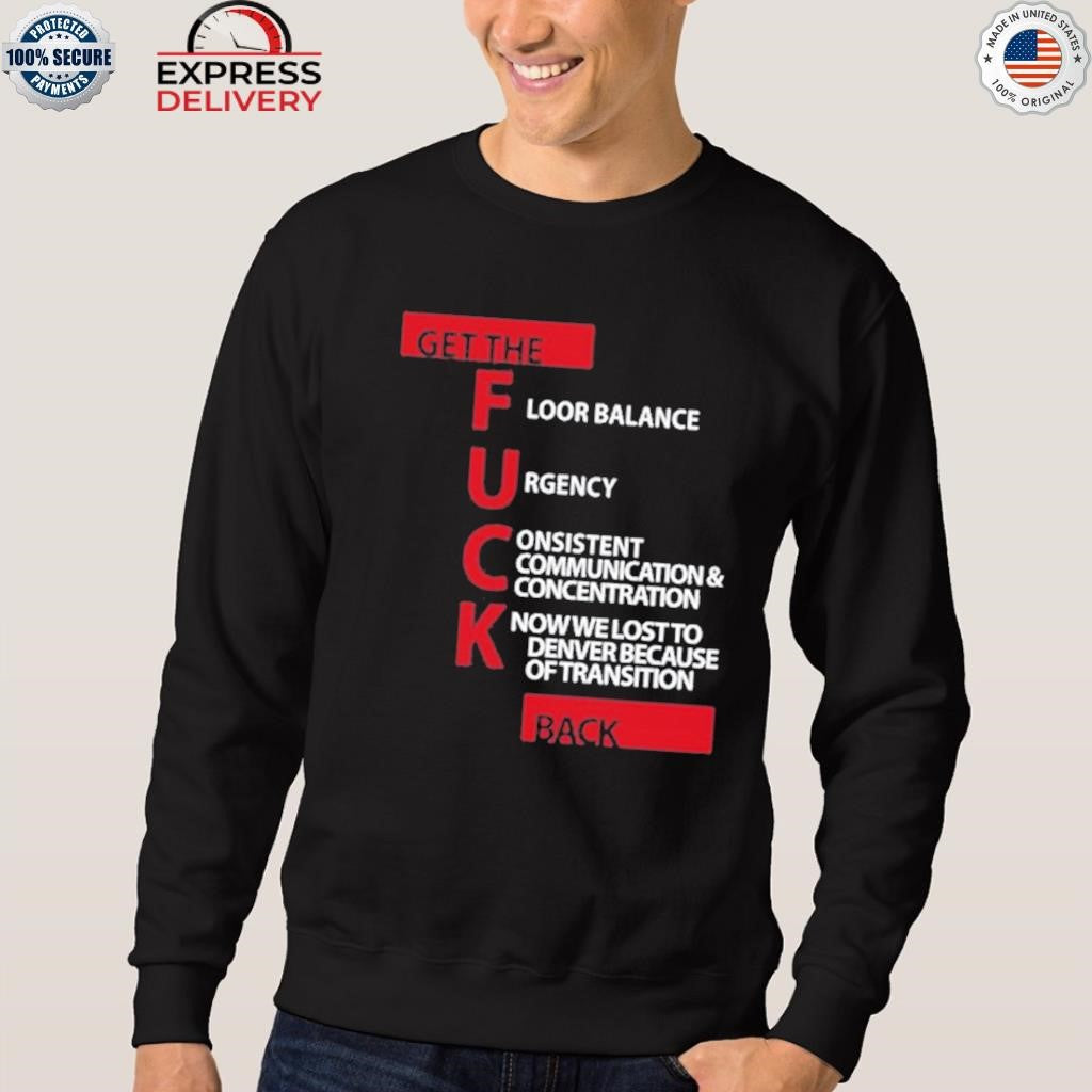 Jeff Van Gundy Get The Floor Balance Urgency Consistent Communications Concentration Shirt