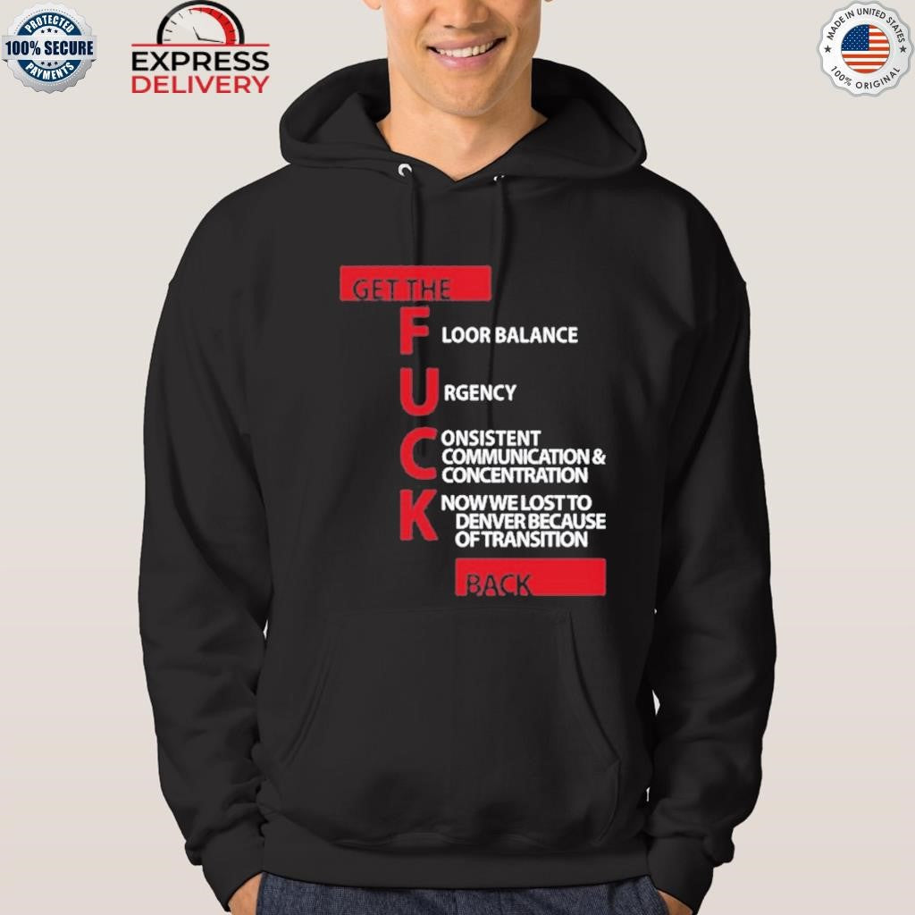 Jeff Van Gundy Get The Floor Balance Urgency Consistent Communications Concentration Shirt