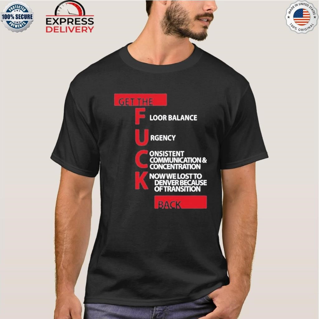 Jeff Van Gundy Get The Floor Balance Urgency Consistent Communications Concentration Shirt