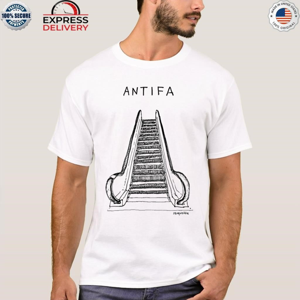 Jesse Duquette Antifa Escalator Shirt