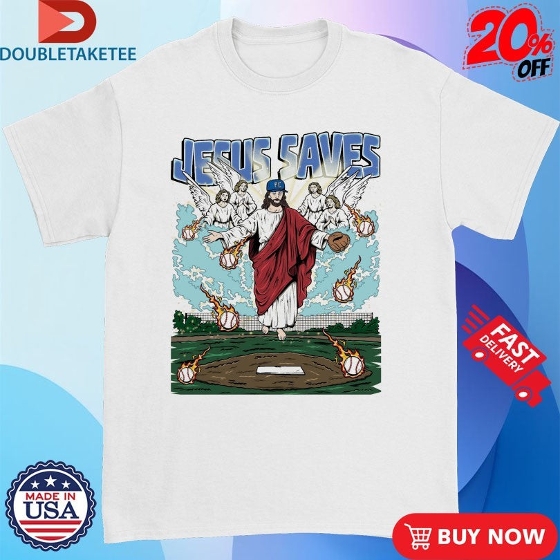 Jesus Saves Baseball Shirts