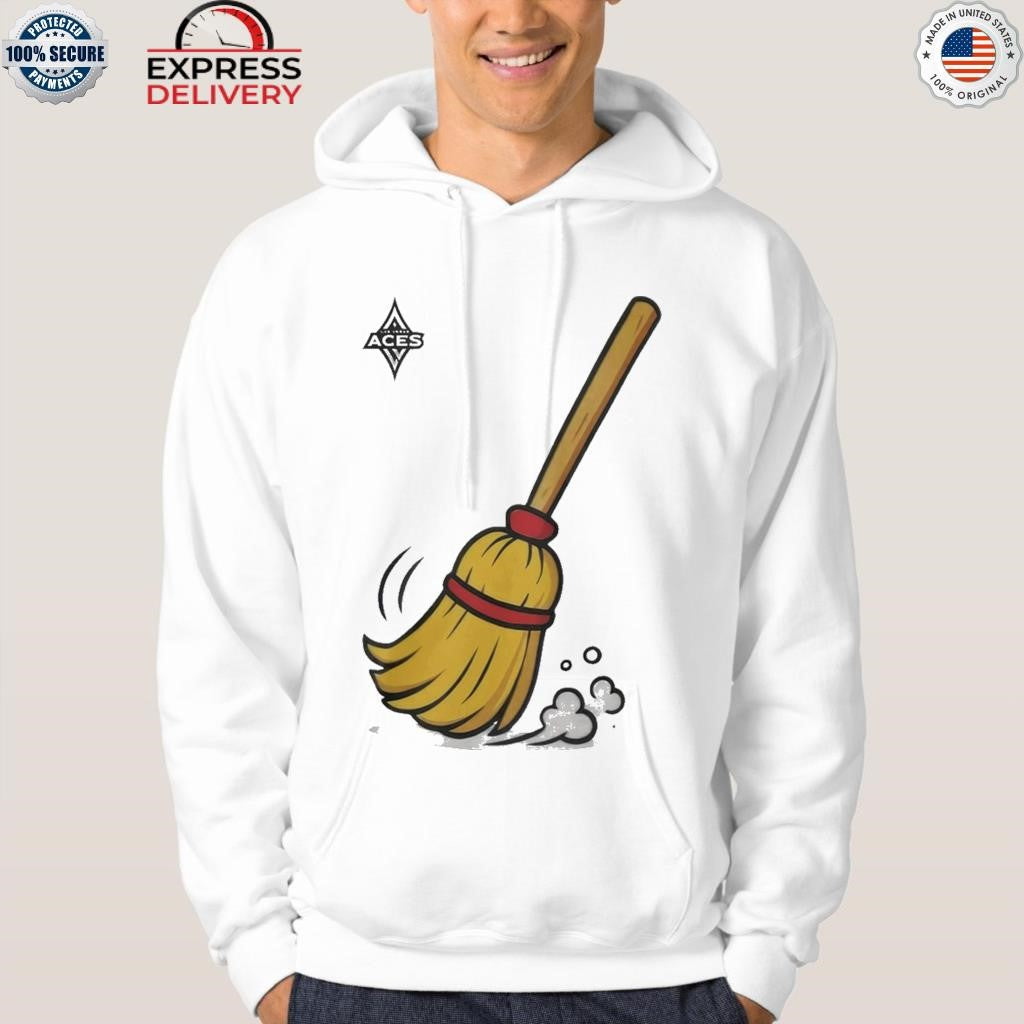 Jewell Loyd With A Broom Aces In 4 Shirt