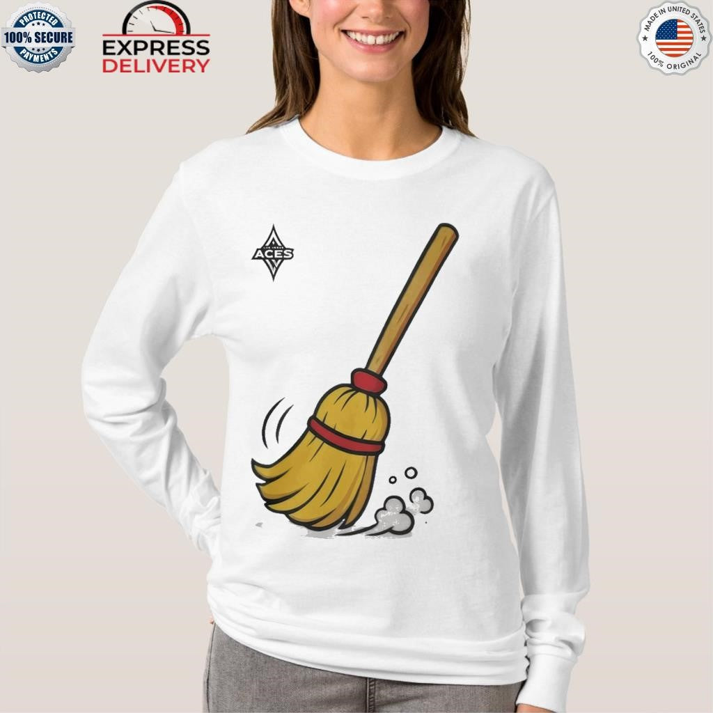 Jewell Loyd With A Broom Aces In 4 Shirt