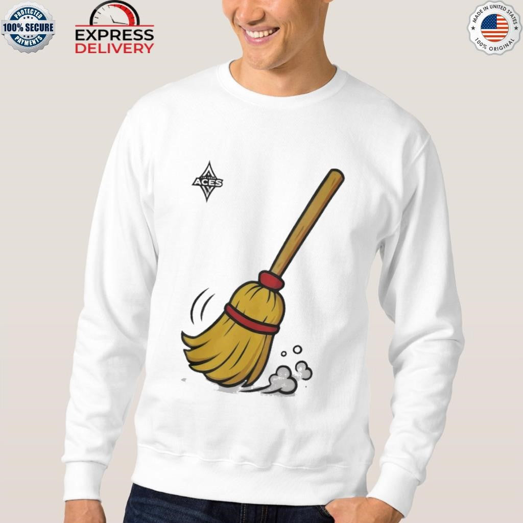 Jewell Loyd With A Broom Aces In 4 Shirt