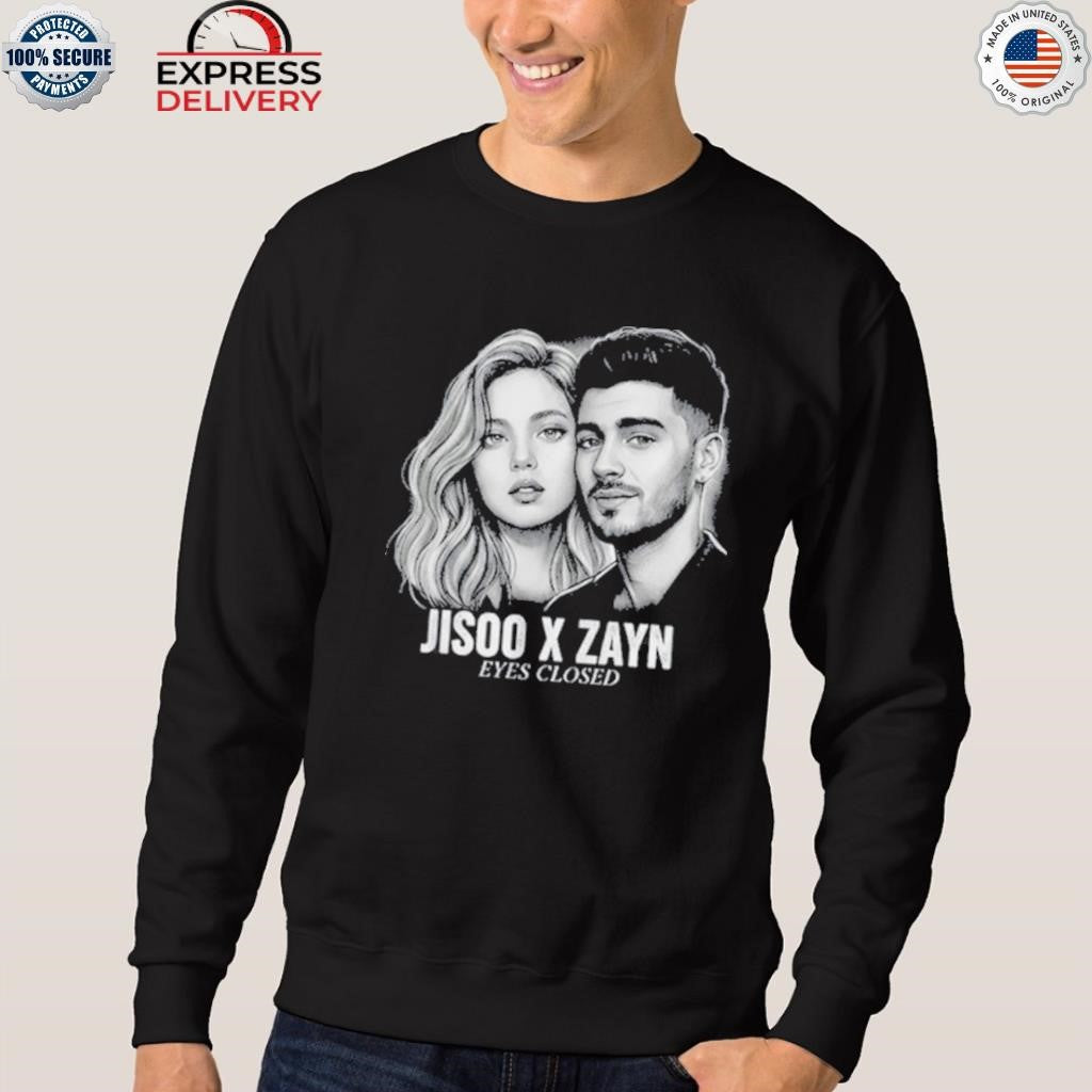 Jisoo Zayn Eyes Closed 2025 Shirt