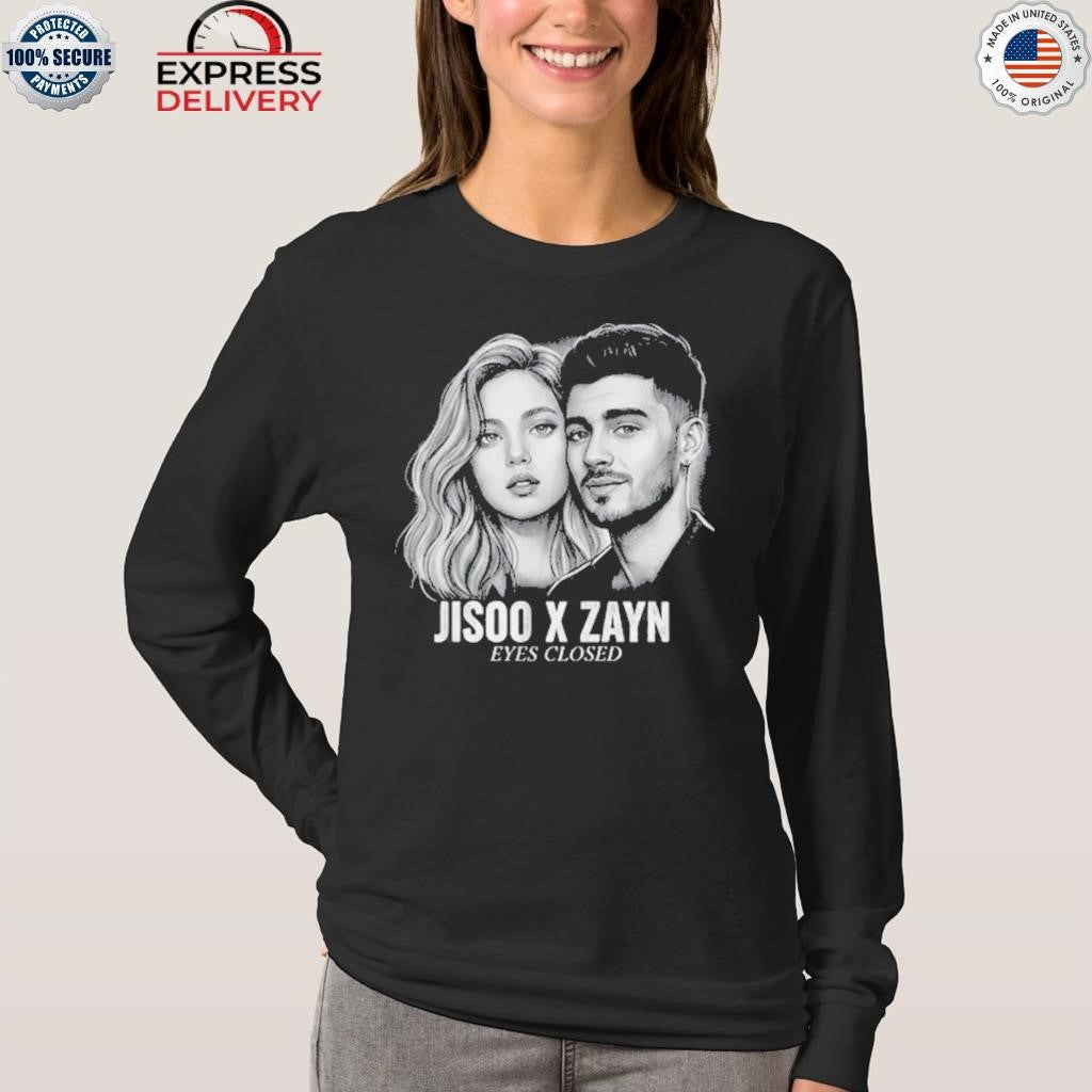 Jisoo Zayn Eyes Closed 2025 Shirt