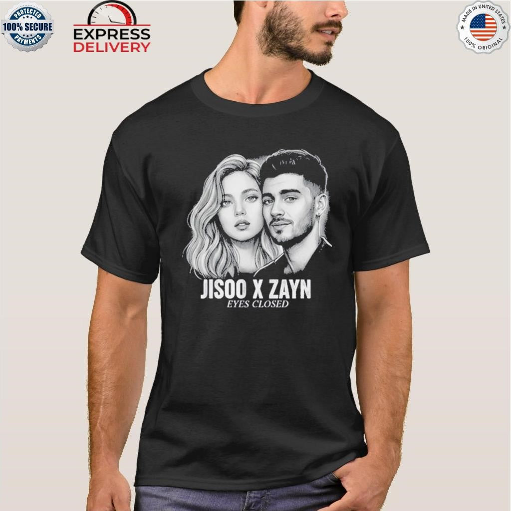 Jisoo Zayn Eyes Closed 2025 Shirt