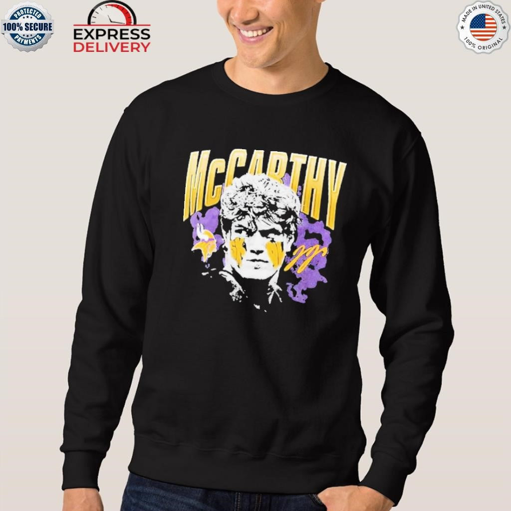 Jj Mccarthy Minnesota Vikings Player Hype Shirt