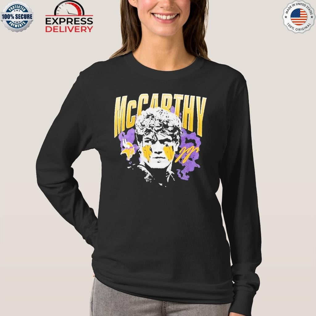 Jj Mccarthy Minnesota Vikings Player Hype Shirt