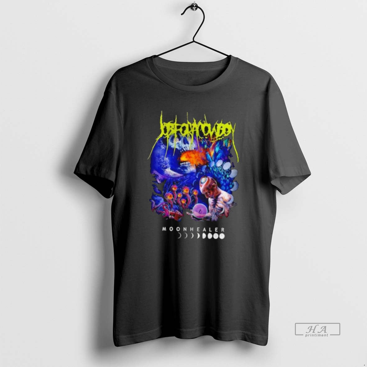 Official Job For A Cowboy Moon Healer Graphic T-Shirts, Hoodie, Sweatshirt | InkRitualCo.com