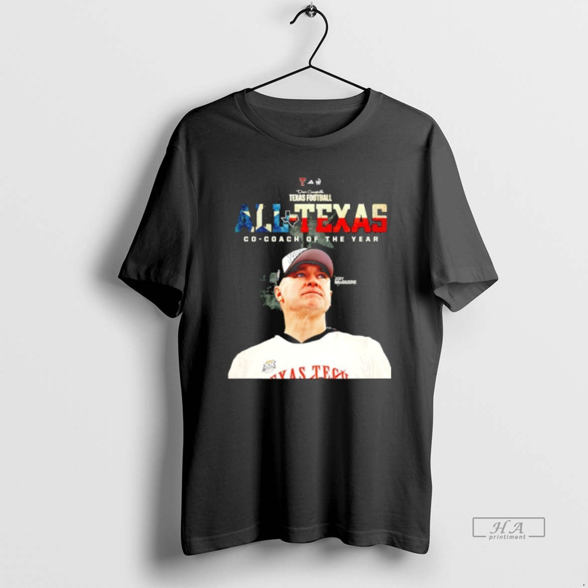 Official Joey Mcguire Texas Tech Football All Texas Co Coach Of The Year T-Shirts, Hoodie, Sweatshirt | InkRitualCo.com