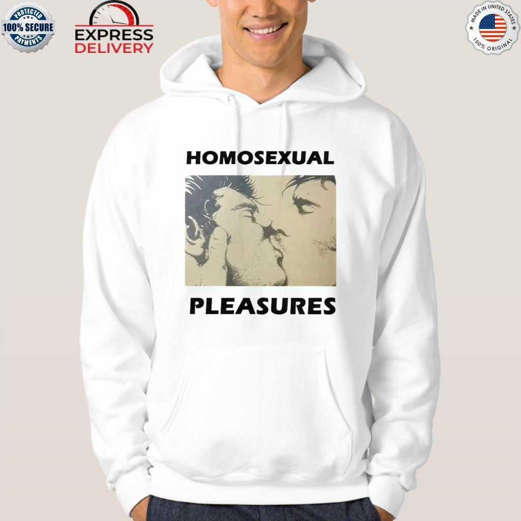 Joey Pollari with Homosexual Pleasures Shirt
