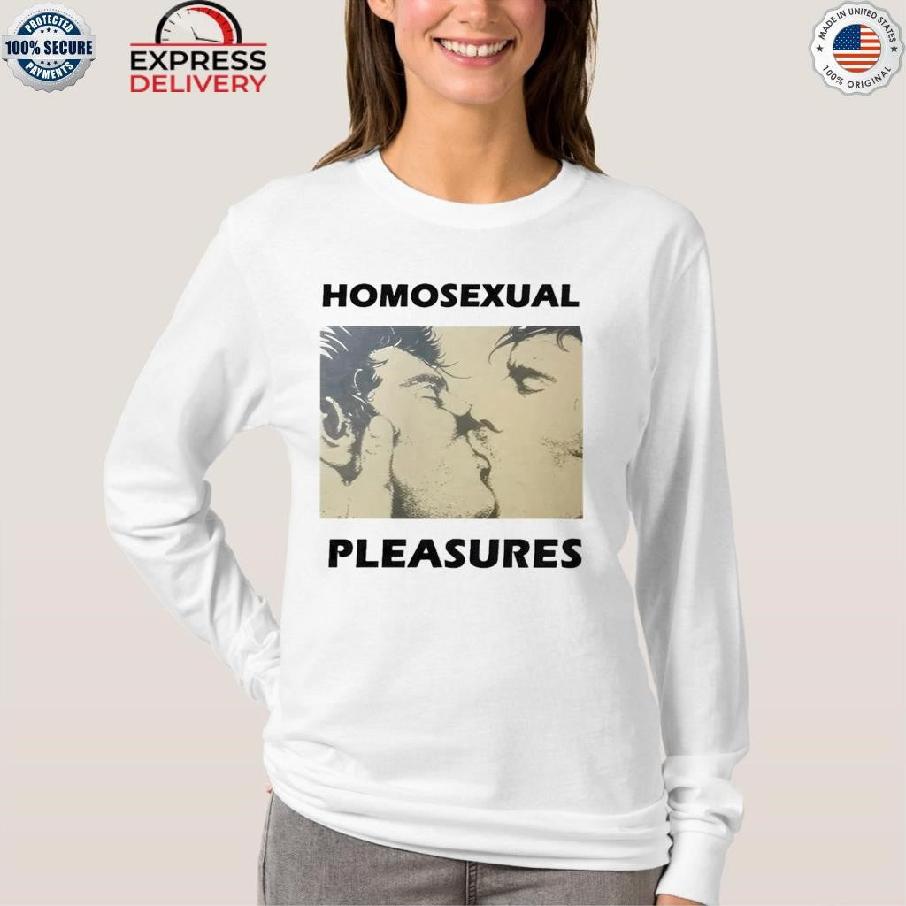 Joey Pollari with Homosexual Pleasures Shirt