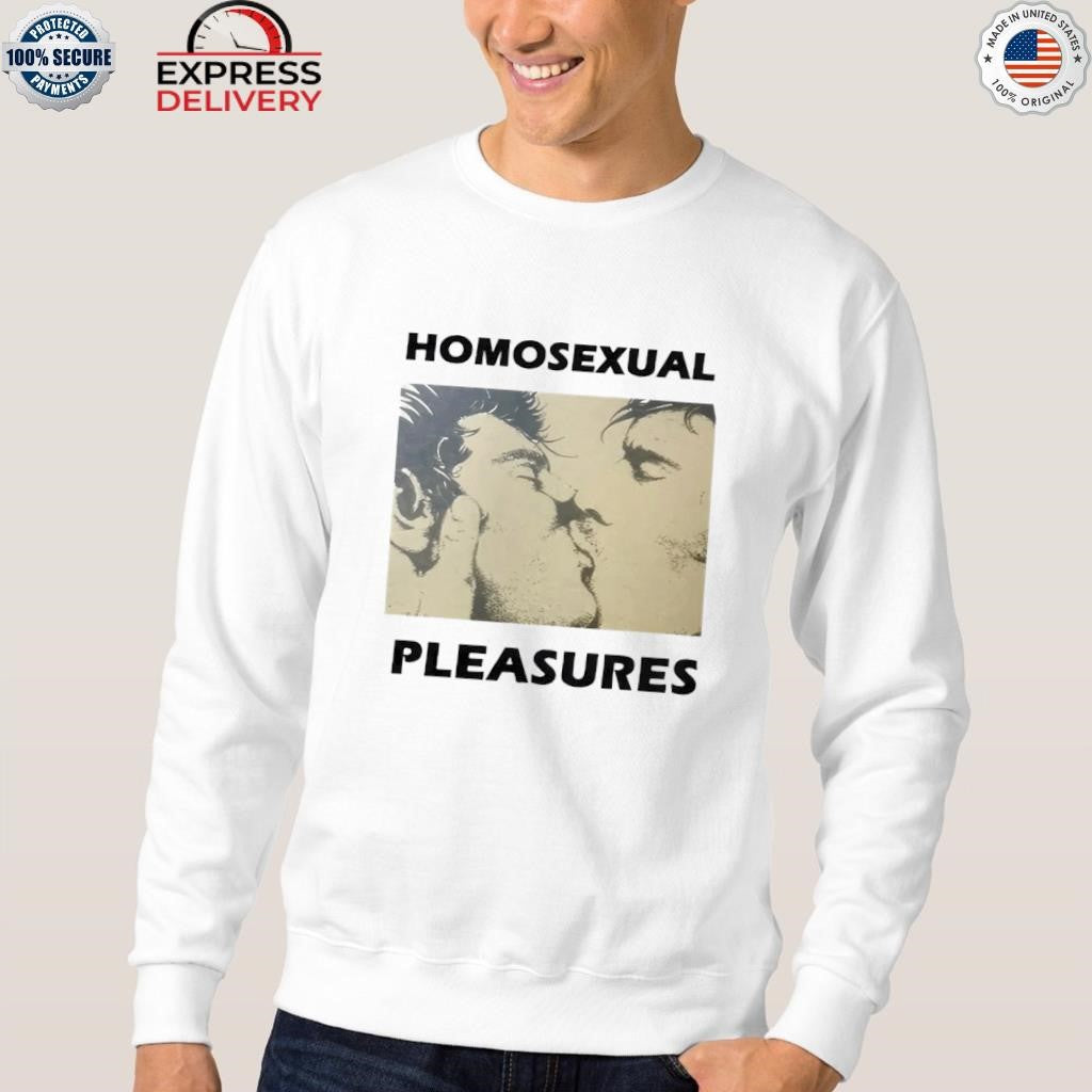 Joey Pollari with Homosexual Pleasures Shirt