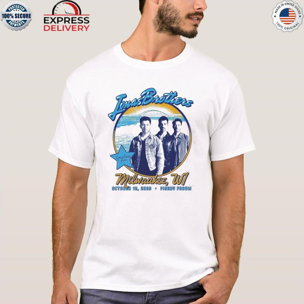 Jonas Brothers 10.12.2025 Milwaukee WI Shirt