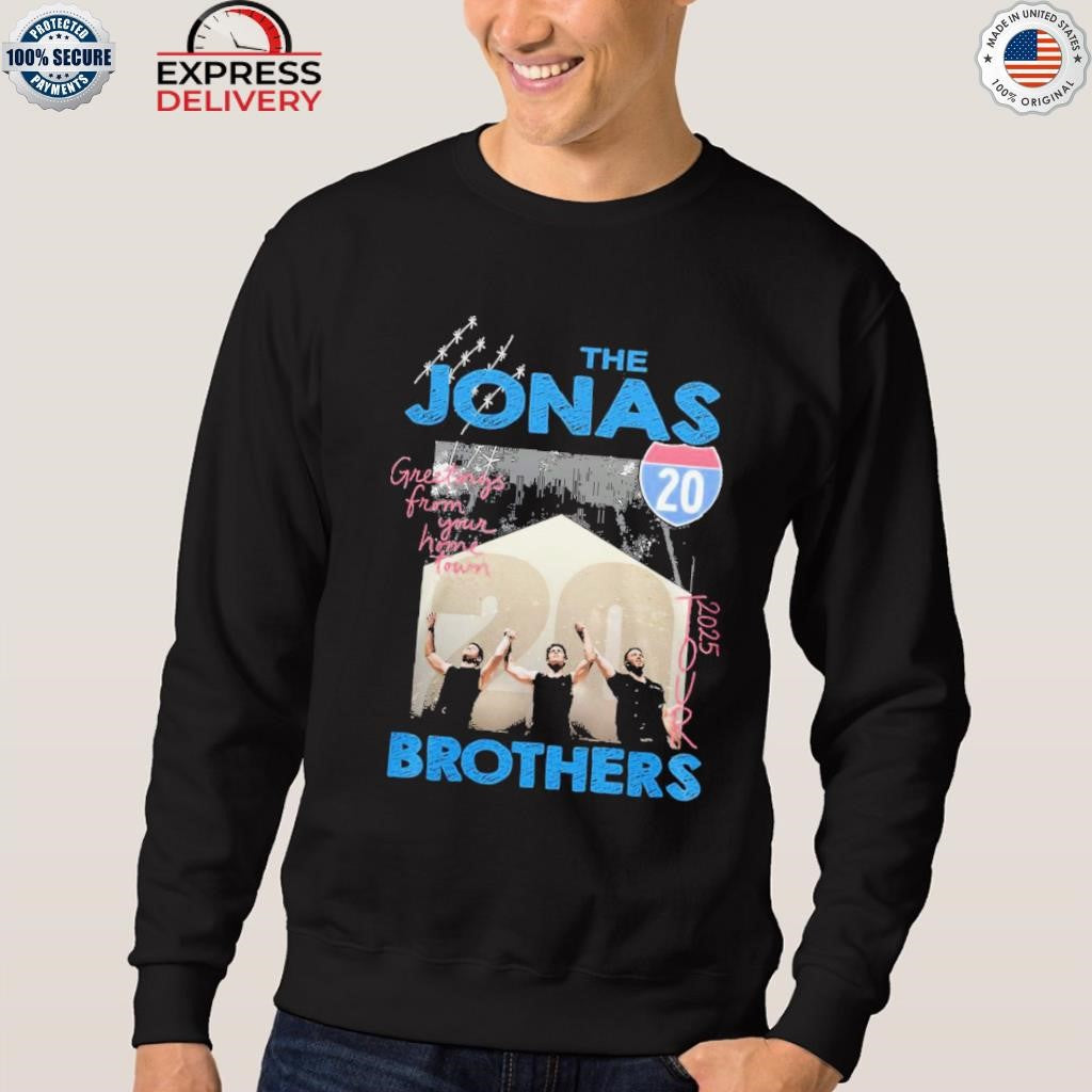 Jonas Brothers Greeting From Your Hometown Tour 20 Years Shirt