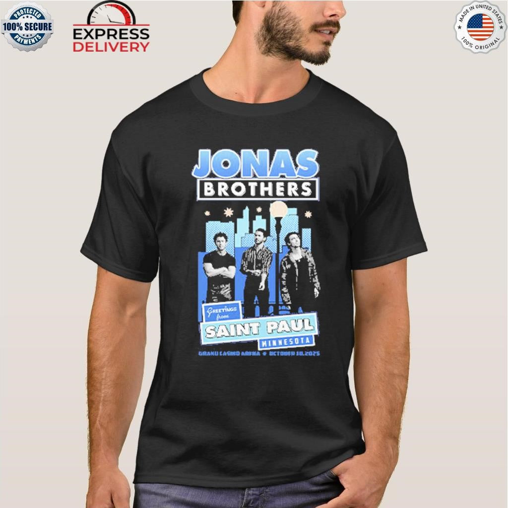 Jonas Brothers Greetings From Saint Paul Minnesota Shirt
