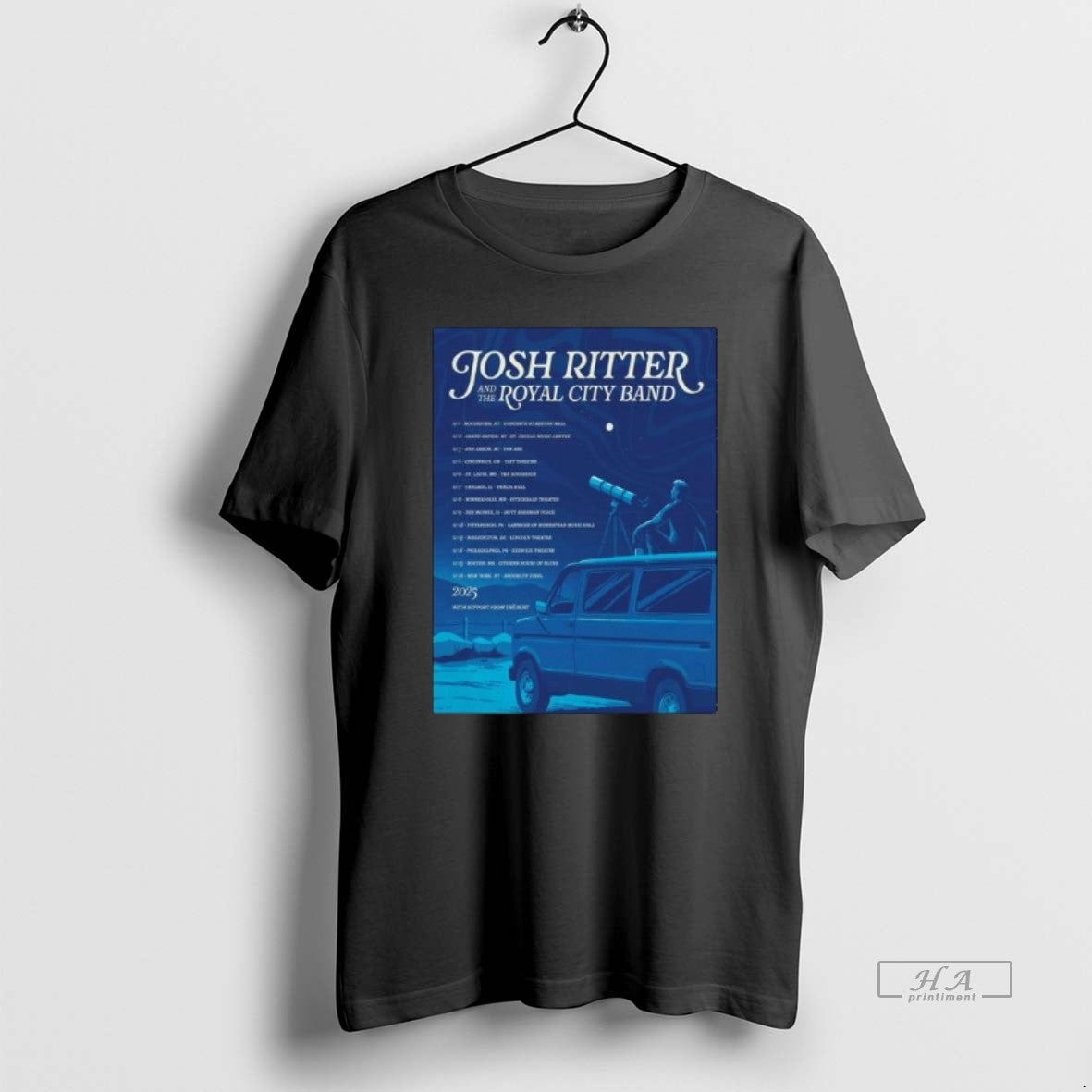 Official Josh Ritter And The Royal City Band Tour 2025 Long Sleve T-Shirts, Hoodie, Sweatshirt | InkRitualCo.com