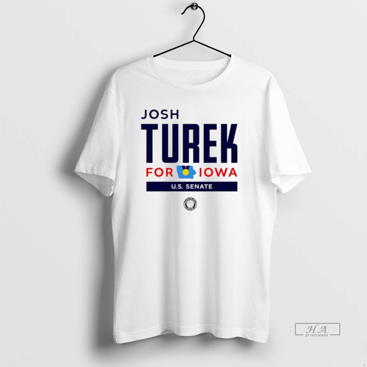 Official Josh Turek For Iowa Square Logo T-Shirts, Hoodie, Sweatshirt | InkRitualCo.com