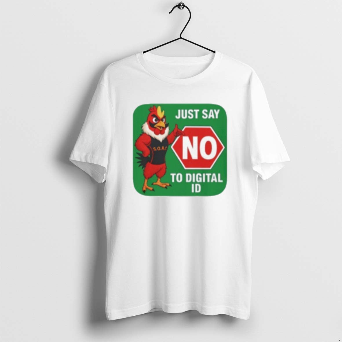 Official Just Say No To Digital Id T-Shirts, Hoodie, Sweatshirt | InkRitualCo.com
